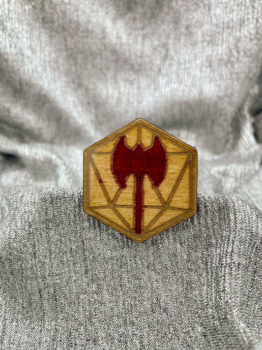 Barbarian Class Pin