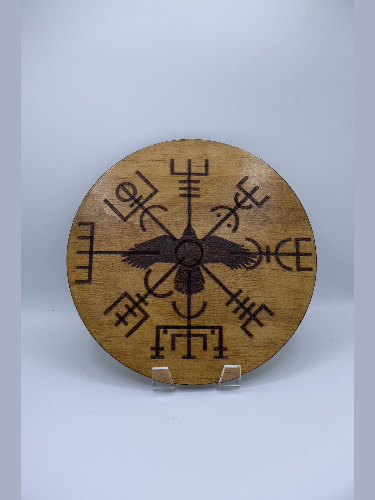 Norse Raven Compass Decorative Plaque