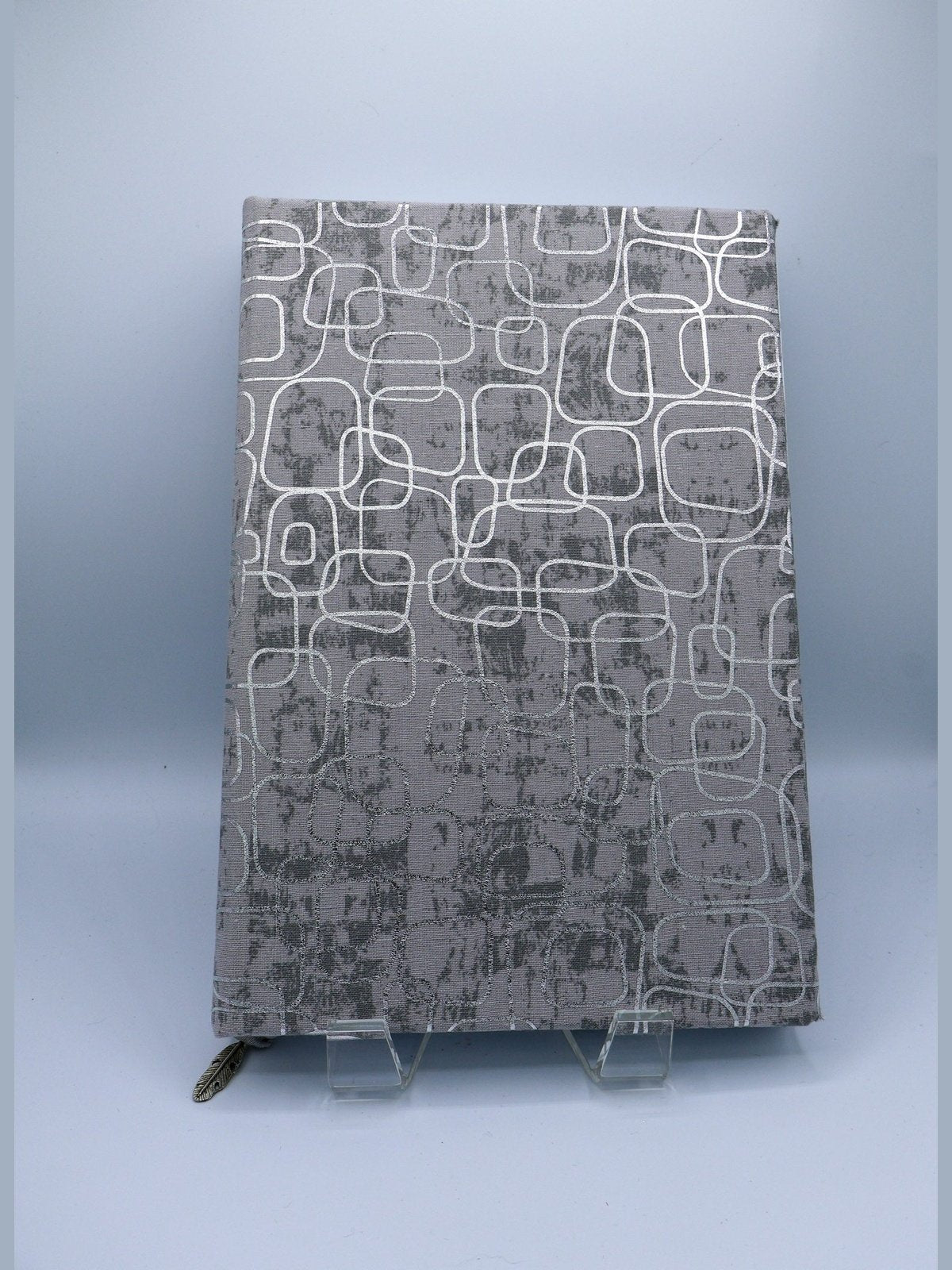 Silver Hand Bound Journal