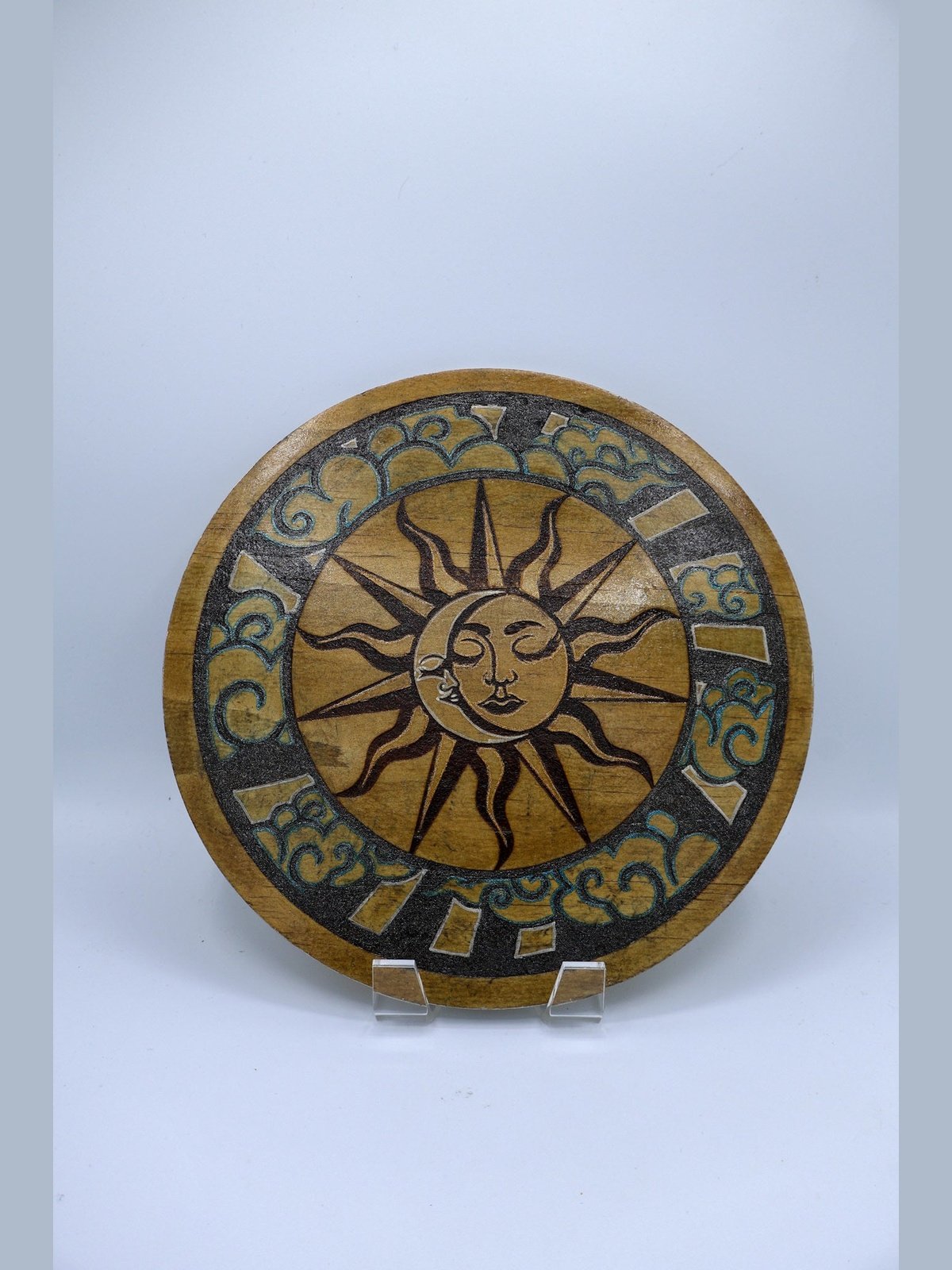 Sun and Moon Decorative Plaque