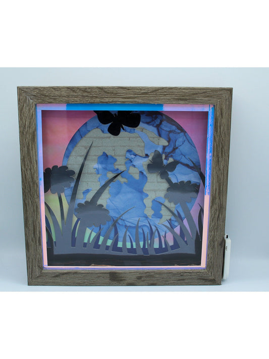 Butterfly Moon Light Box