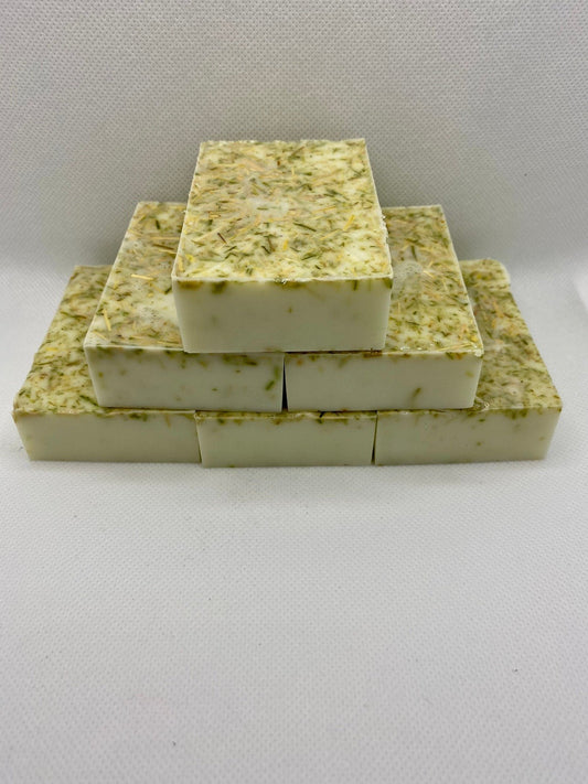 Oat Grass with Tea Tree and Eucalyptus Herbal Soap